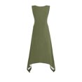 thumbnail image 4 of Gspmoly Robes Grande Taille pour Femmes aux Formes, Robes pour Femmes Sans Manches à Col Rond avec Cordon, Décontractées, à Volants, Ligne A, Mini-Robe, Robes de Soirée pour Femmes jusqu'à 70 % de Rabais, 4 of 8