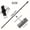 Black, variant on QIPOPIQ Flag Pole for House - Tangle Flagpole Kit for Flag - Heavy Garden flagpole-Professional Metal Flag Pole for House Truck Garden Yard Residential or Commercial