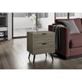 thumbnail image 2 of Monarch Specialties - I 3608 Accent Table, Bedroom, End, Nightstand, Side Table, Grey Laminate, 2 of 6