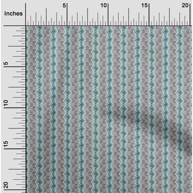 oneOone Cotton Flex Fabric Diamond Geometric Decor Fabric Printed BTY 40 Inch Wide