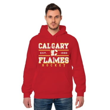 NHL Calgary Flames Mens Long Sleeve Hoodie *On-Line Exclusive