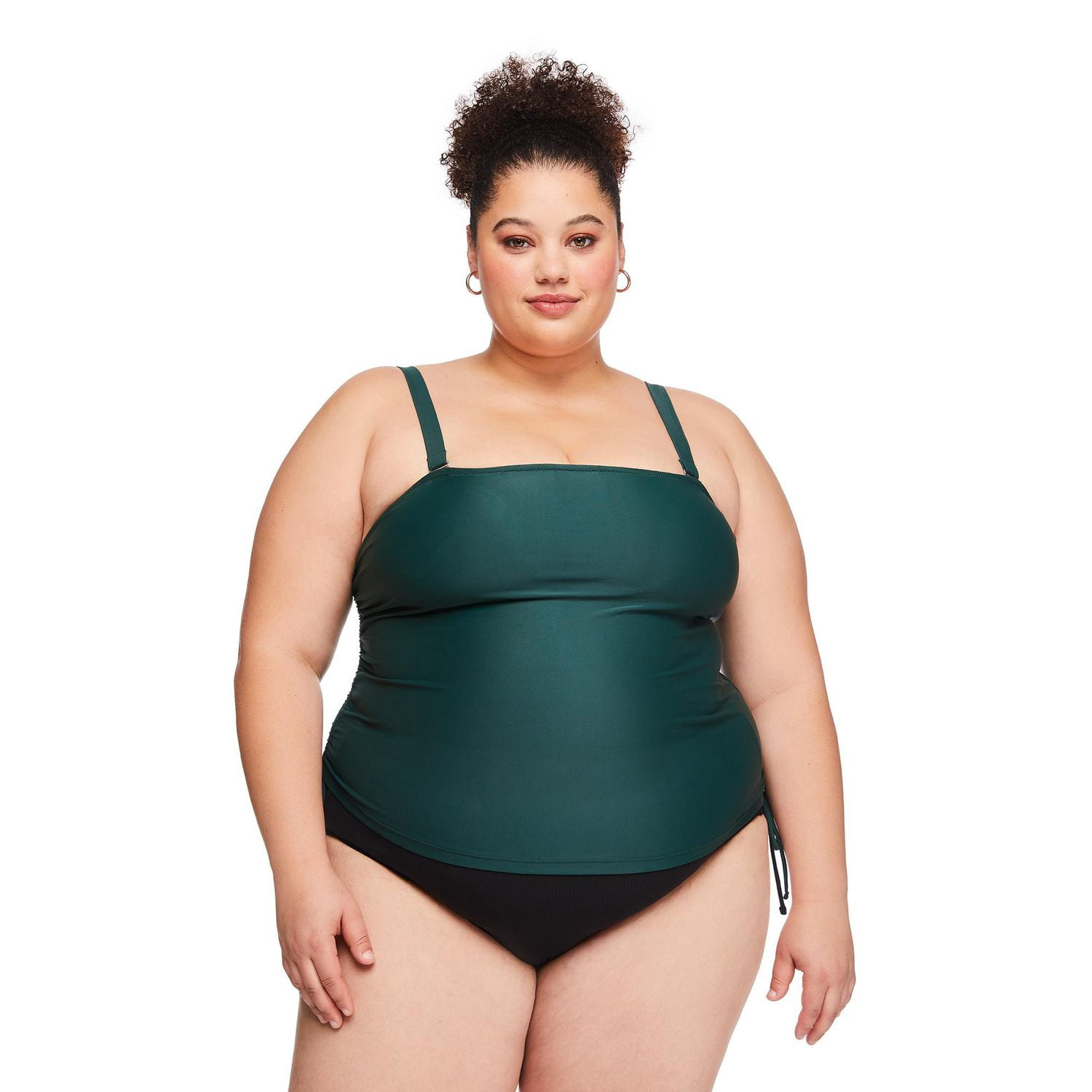 George Women's Plus Ruched Tankini