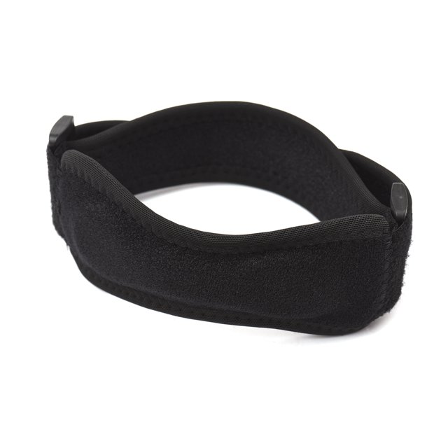Amdohai 1 Pce Sangles Rotuliennes pour Genou Douleur au Genou Stabilisateur de Rotule Sangle de Genou Orthèse EVA Bande de Genou Ajustable Sangle de Genou pour Gym Course Randonnée Haltérophilie