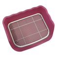 thumbnail image 2 of pitrice Pet Toilet Cleaning Tool Plastic Corner Lavatory Basin for Cat Dogs Ferret Pink, 2 of 7