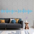 thumbnail image 3 of JJKBVCLO Soundproof Wall Stickers Acoustic Panels Noise Reduction Self Polyester Fiber Tiles For Home, 3 of 7