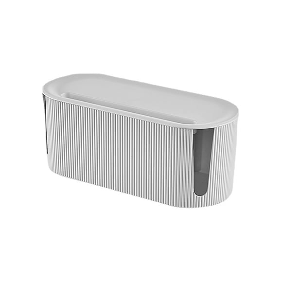 GFHFHITJ Storage Space Home Cable Plug Socket Management Box, Plug Board Storage Box, Wireless WiFi Router Desktop Data Cable Plug Socket Storage Box