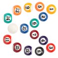 thumbnail image 4 of Billiard Table Accesssory,16PCS Eco‑friendly Resin Mini Resin Billiard Ball CM Billiard Ball High Capacity, 4 of 8