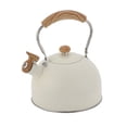 thumbnail image 2 of Nouvelle Arrivée Bouilloire Sifflante en Acier Inoxydable Blanc 2,5l avec Design en Forme de Cloche - Durable, Résistante à la Rouille, Universelle pour Cuisinières Électriques, Plaques à Gaz et Fours - Essentiel de Cuisine Élégant pour Usage Quotidien, 2 of 5