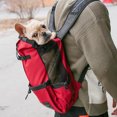 thumbnail image 3 of Dog Carrier Backpack for Medium Dogs&Cats, pet Carrier Backpack, Airline/G-Train, Small Cat Backpack SRed, 3 of 6