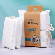 Danhjin Cleaning Supplies Sponge Eraser Thickened Sponge Scouring Pad Kitchen Cleaning Dishcloth Non Greasy Dishcloth Dishwashing Sponge Sponges
