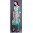 thumbnail image 3 of Bimba Robes Tuniques Droites pour Femmes Kurta d'Été Imprimée, 3 of 6