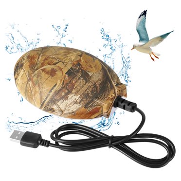 Winter Bird Bath Heater for Outdoor Safe Birdbaths Deicer with Thermostatically Controlled 1M Fountain Heater Birdbath Heater Plug and Play for Garden Patio Yard Lawn
