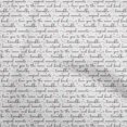 thumbnail image 1 of oneOone Cotton Poplin Gray Fabric Text Sewing Craft Projects Fabric Prints By Yard 56 Inch Wide, 1 of 5