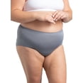 thumbnail image 4 of Fruit Of The Loom Womens Plus Size Fit For Me Microfiber Brief Panty 6 Pack, 10, 4 of 11