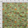 thumbnail image 3 of oneOone Coton Cambric Vert Foncé Tissu Cactus Matière de Robe Tissu Imprimé Tissu au Mètre 56 Pouces de Large, 3 of 5