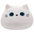 thumbnail image 1 of (1 Pack) Jeter Oreiller Peluche Poupée Mignon Mignon Chat (Yeux Bleus Blancs 40cm), 1 of 5