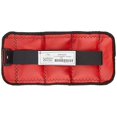 thumbnail image 4 of Sammons Preston Cuff Weight, 8 lb, Red, 2 Velcro Strap & D-Ring Closure, Grommet for Easy Hanging, Lead Free Steel Ankle & Wrist Weights, For Strength Building & Injury Rehab, Sold Individually, 4 of 4