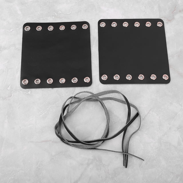 Yctze 2 Pcs Housses de Poignée de Guidon en Cuir pour Moto Accessoires de Modification de Moto