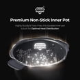 thumbnail image 2 of CUCKOO 6-Cup Pressure Rice Cooker, 13 Modes: White Rice, Brown Rice, GABA, Porridge, Mixed Grains & More, CR-P0609S, Black, 2 of 8