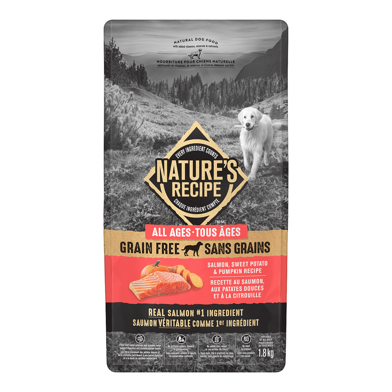 Natures Recipe 1.8KG Grain Free All Ages Dog Food
