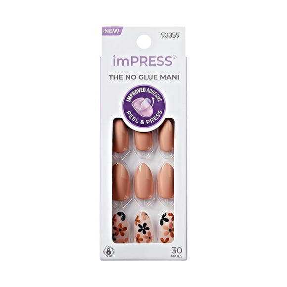 KISS imPRESS Ongles -As It Was, Beige, Amande, Moyen