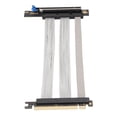 thumbnail image 1 of PCIe 5.0 Riser Cable, Gen 5 GPU Graphics Card Extension Cable, Flexible Design, PCIe 16X 128GBps Compatible with PCI E 4.0 3.0, Fit for RTX4090 5090, 1 of 7