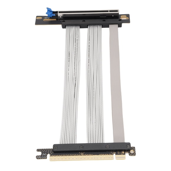 PCIe 5.0 Riser Cable, Gen 5 GPU Graphics Card Extension Cable, Flexible Design, PCIe 16X 128GBps Compatible with PCI E 4.0 3.0, Fit for RTX4090 5090