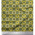 thumbnail image 1 of Soimoi Modal Satin Fabric Geometric & Paisley Decorative Print Fabric by Yard 42 Inch Wide, 1 of 2
