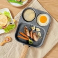 thumbnail image 4 of Non Stick Pan,Non Stick Frying Pan Three in One Frying Pan Flat Bottomed Pan Multi-Purpose Non Stick Pan Household Frying Pan Multifunctional Fanshi Breakfast Pan Non Sticking Frying Pan, 4 of 7