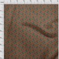 thumbnail image 3 of oneOone Silk Tabby Fabric Leaves|Floral & Paisley Block Print Sewing Fabric BTY 42 Inch Wide, 3 of 4