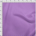thumbnail image 4 of oneOone Silk Tabby Purple Fabric Geometric Sewing Craft Projects Fabric Prints By Yard 42 Inch Wide, 4 of 5