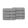 thumbnail image 3 of Mainstays Basics 8pk Washcloth Set, Charcoal, 3 of 5