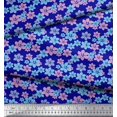 thumbnail image 2 of Soimoi Satin Silk Fabric Artistic Floral Decor Fabric Printed Yard 42 Inch Wide, 2 of 3