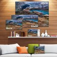 thumbnail image 3 of Brilliant Turquoise Melt Pool - Landscape Canvas Art Print, 3 of 4