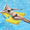 thumbnail image 3 of pitrice Lit Flottant Gonflable avec Dossier en Rangée, Durable et Portable, Chaise Longue de Loisirs Aquatiques, 3 of 8
