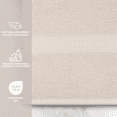 thumbnail image 4 of Mainstays Basics Solid Bath Towel, Soft & Durable, 100% Cotton, Tan, 4 of 7