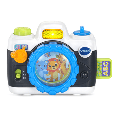 VTech Snap & Giggle Learning Camera With Realistic Sounds -Baby and Toddler Toys - English Version, 6-36 Months