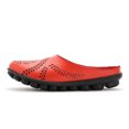 thumbnail image 4 of Chaussures pour Femmes Couleur Unie Rétro Ajourées Sculptées Talon Plat Mode Confortables Sandales Décontractées Pantoufles, 4 of 4