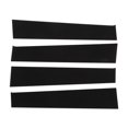 thumbnail image 2 of B C Pillar Post Trim,4pcs Black Pillar Posts Door Trim B Pillar Posts Door Window Trim Car Window Decoration Replacement For, 2 of 8