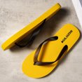 thumbnail image 4 of Dakaela Men's Flip Flops with Arch Support Summer Beach Thong Sandals Comfortable Quick Drying Slip on Slides Slippers for Men (10,Yellow), 4 of 8