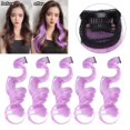 thumbnail image 4 of Extensions de Cheveux à Clipser, 5 Pcs Extension de Cheveux 21.7 Po Mèches Mode Longue Bouclée Colorée à Clipser pour Filles Femmes pour Mode Quotidienne et Occasions Spéciales, 4 of 7