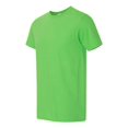 thumbnail image 2 of Gildan Mens Softstyle T-Shirt, L, Electric Green, 2 of 3