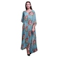 thumbnail image 1 of Bimba Kaftan de Plage Floral, Paréo de Bikini, Robe Maxi pour Femmes, Long Caftan-S-L, 1 of 5