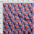 thumbnail image 3 of oneOone Viscose Chiffon Medium Blue Fabric Abstract Fabric For Sewing Printed Craft Fabric By The Yard 42 Inch Wide, 3 of 4
