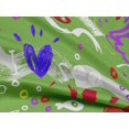 thumbnail image 5 of oneOone Rayon Green Fabric Ocean Life Sewing Craft Projects Fabric Prints By Yard 56 Inch Wide, 5 of 5
