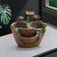 thumbnail image 4 of Plants Planter Flower Pot Fairy Garden Design Decorative for Hotel Orange, 4 of 8