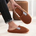 thumbnail image 1 of CHUANK Men‘s Warm Plush Lightweight Indoor Slippers, 1 of 7