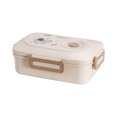 thumbnail image 1 of Boovnll Bento Box, Student Plastic Partition Bento Box Can Be Microwave Heated, Sealed, and Portable Lunch Box for Office Workers, Bento Box Adult, Bento Box for Kids, Lunch Box Containers, 1 of 2