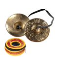 thumbnail image 1 of Meditation Tibetan Chimes Cymbals Musical Chimes With Tibetan Drawstring> K E5R1, 1 of 8