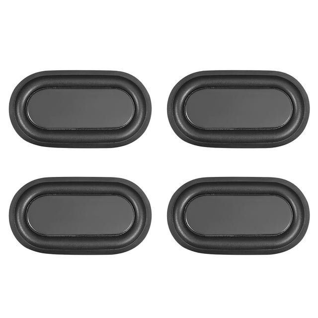 Unique Bargains 88×48mm Speaker Passive Radiator Vibration Plate, Subwoofer Vibration Membrane, DIY Bass, Low Frequency 4 pcs